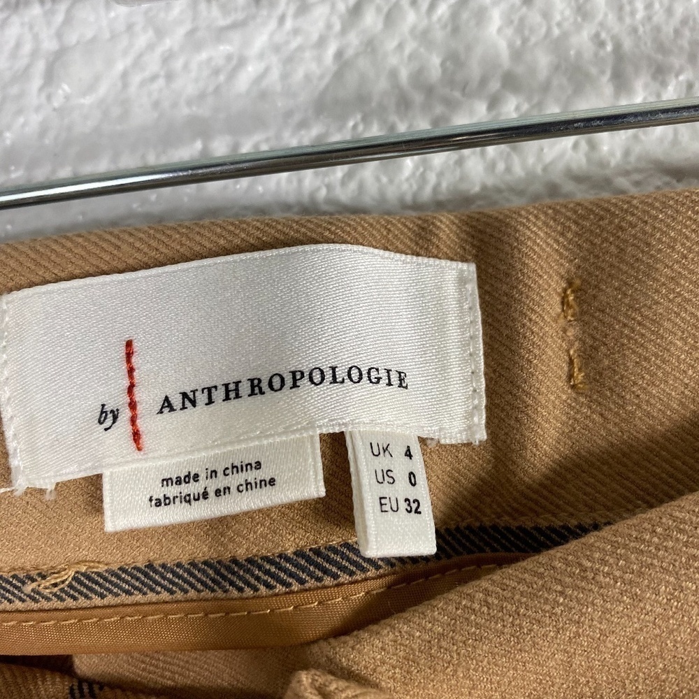 Anthropologie Sable Windowpane Trouser Pant SZ 0 NEW NWT - Picture 5 of 7